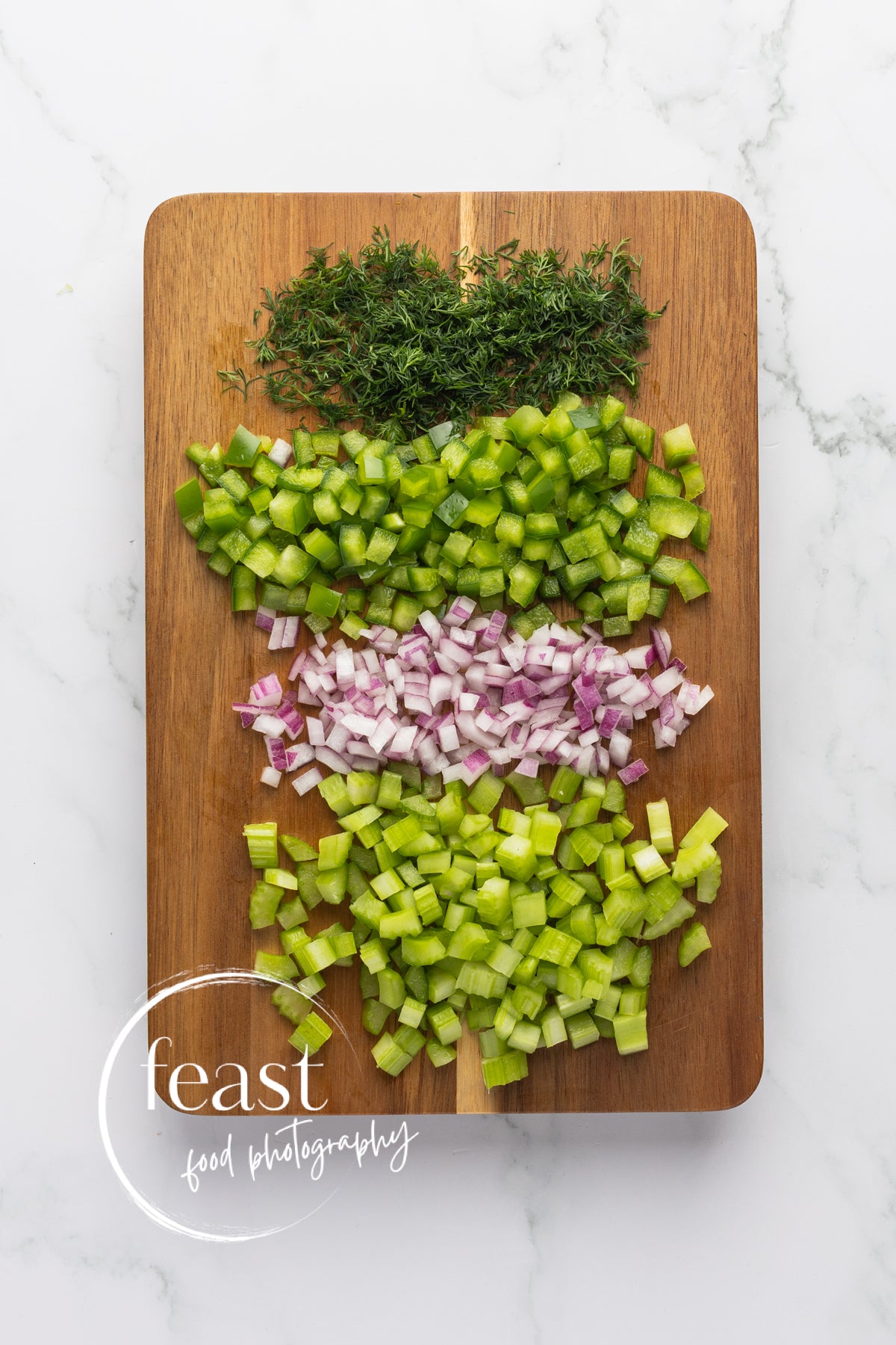 Creamy Dill Frozen Pea Salad